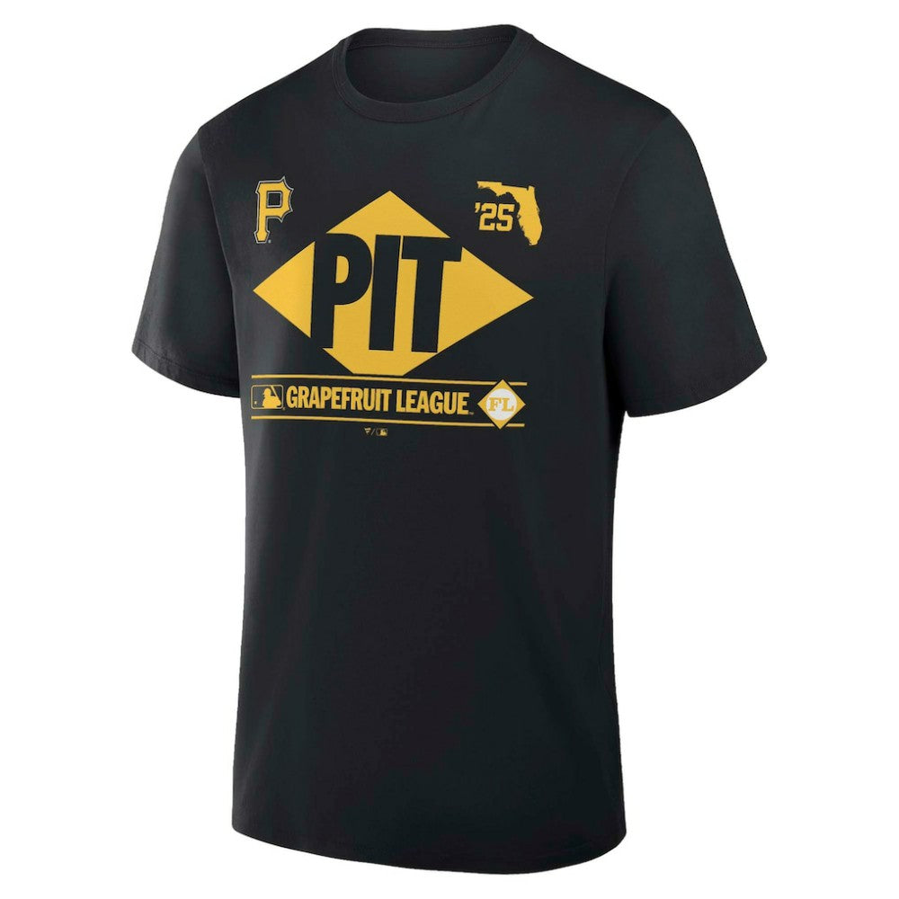 Pittsburgh Pirates 2025 Spring Training Grapefruit League True Icon T-Shirt Black