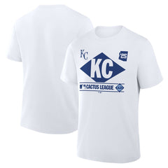 Kansas City Royals 2025 Spring Training Cactus League True Icon T-Shirt  White
