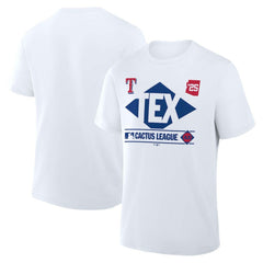 Texas Rangers 2025 Spring Training Cactus League True Icon T-Shirt  White