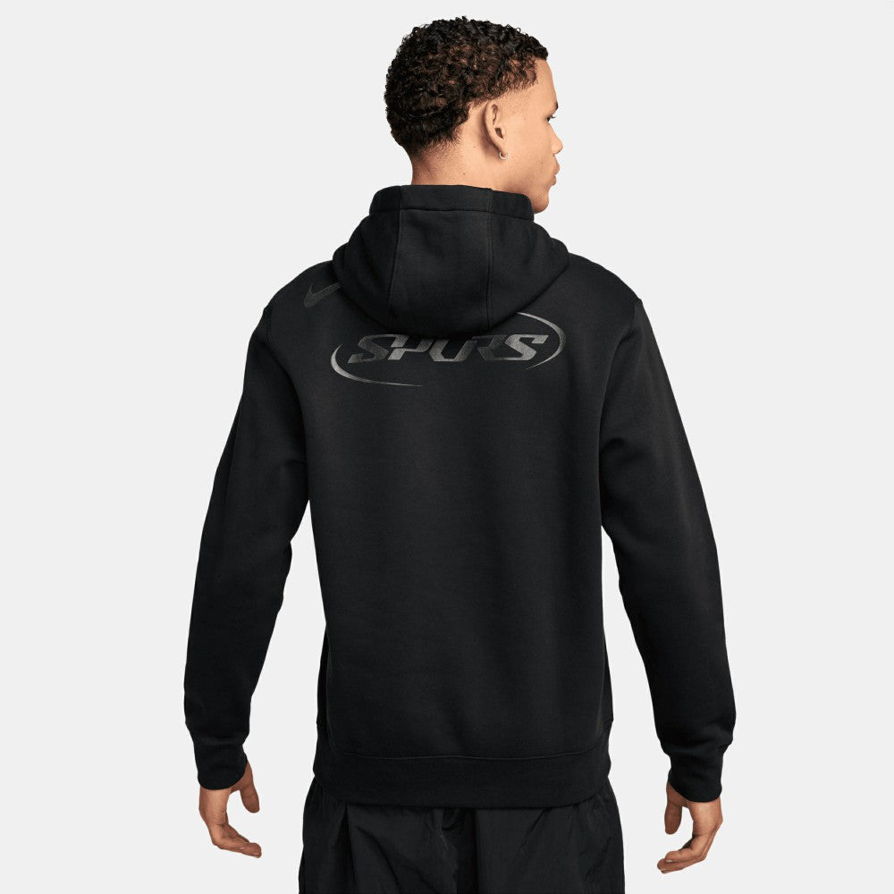 Tottenham Hotspur Club Pullover Hoodie - Black on sale