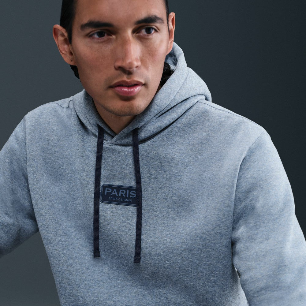 Paris Saint-Germain Club Pullover Hoodie - Heather Navy sale