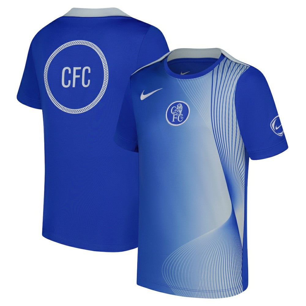 Chelsea Youth 2025/26 Third Academy Pro Pre-Match Dri-Fit Top - Blue online