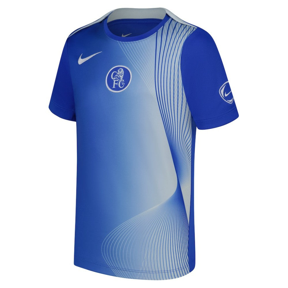 Chelsea Youth 2025/26 Third Academy Pro Pre-Match Dri-Fit Top - Blue online