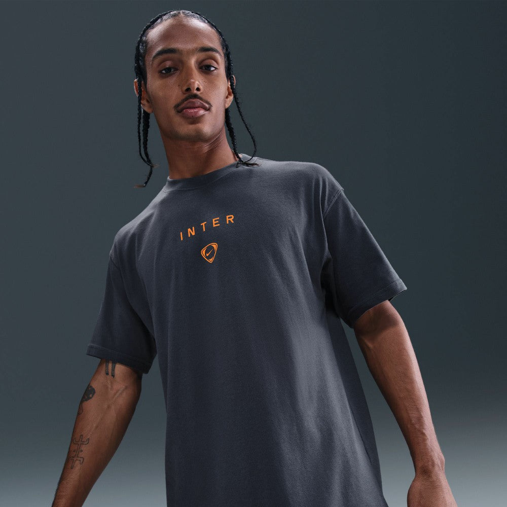 Inter Milan T90 Wordmark T-Shirt - Gray shop