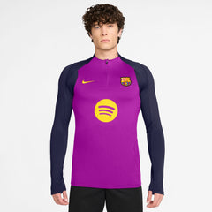 Barcelona 2025/26 Strike Drill Quarter-Zip Long Sleeve Dri-FIT Top - Purple on sale