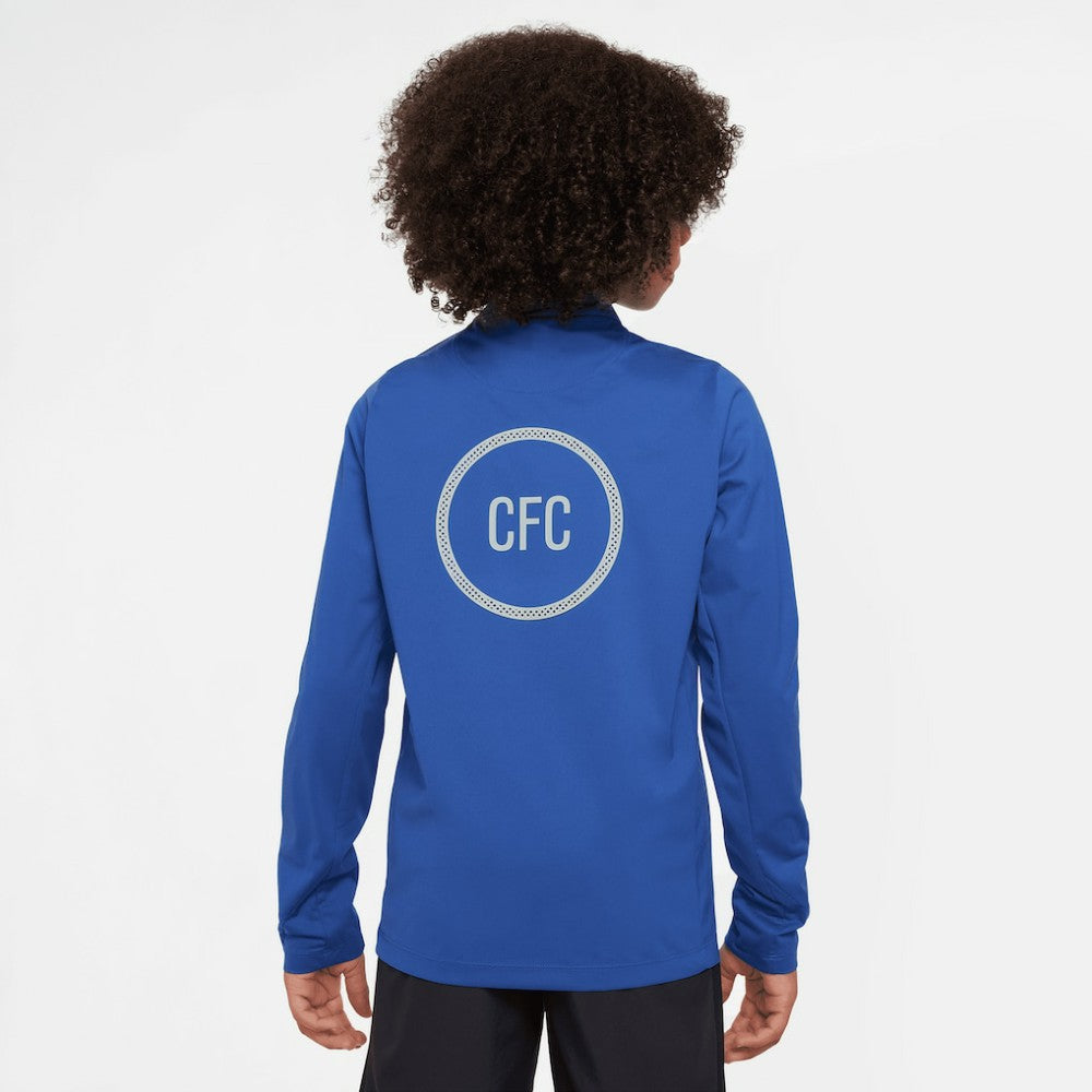 Chelsea Youth 2025/26 Strike Drill Quarter-Zip Dri-FIT Long Sleeve Top - Blue outlet