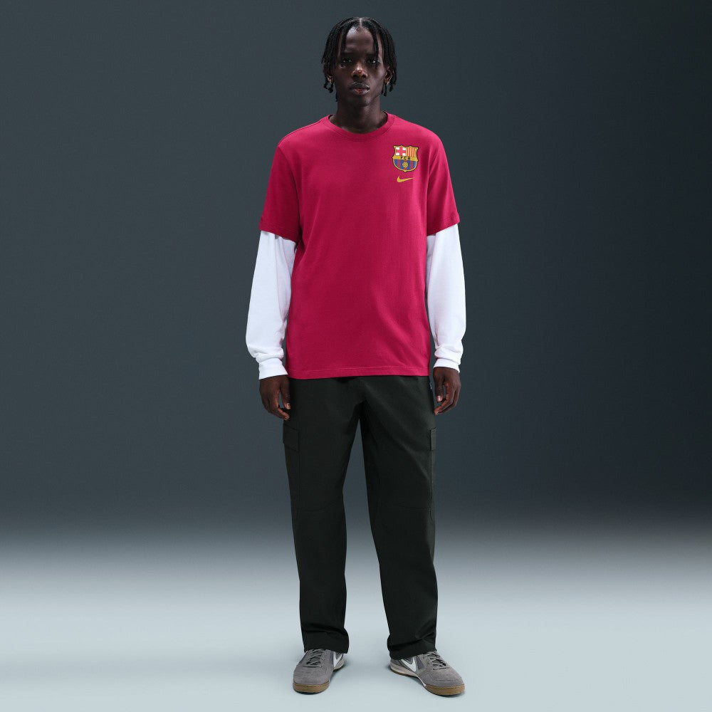 Barcelona Crest T-Shirt - Red on sale
