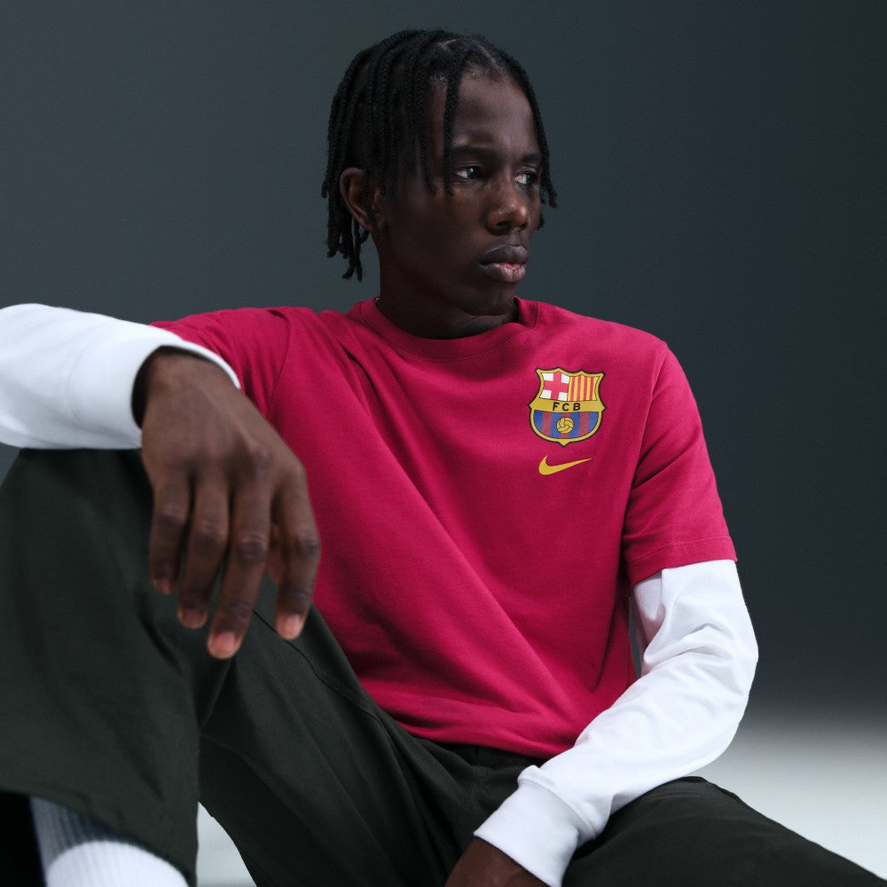 Barcelona Crest T-Shirt - Red on sale