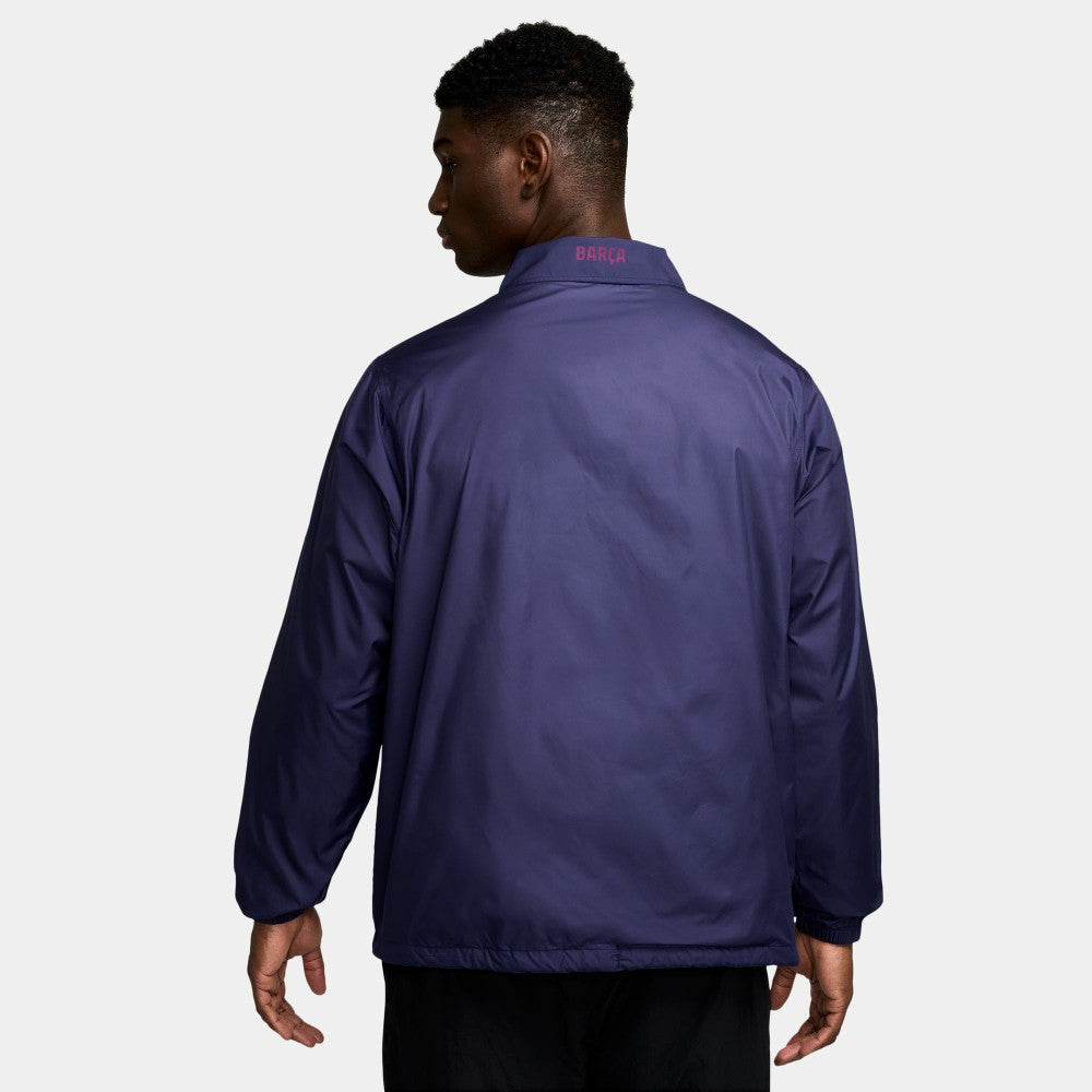 Barcelona Club Coaches Full-Snap Jacket - Navy sale