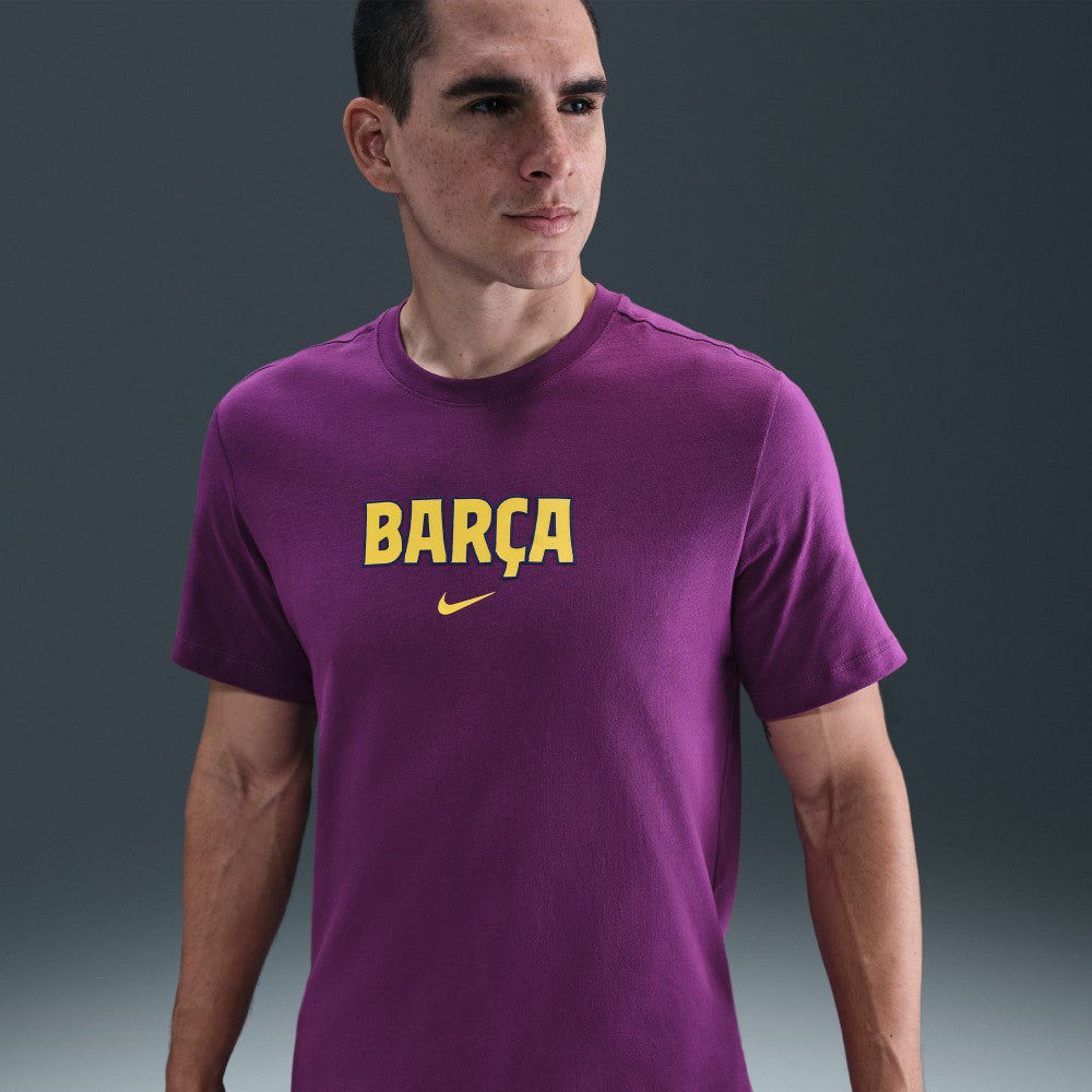 Barcelona 2025/26 Wordmark T-Shirt - Purple online