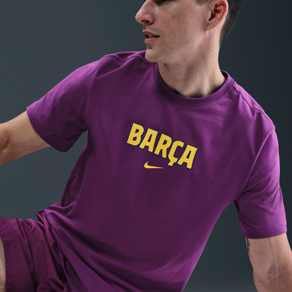 Barcelona 2025/26 Wordmark T-Shirt - Purple online