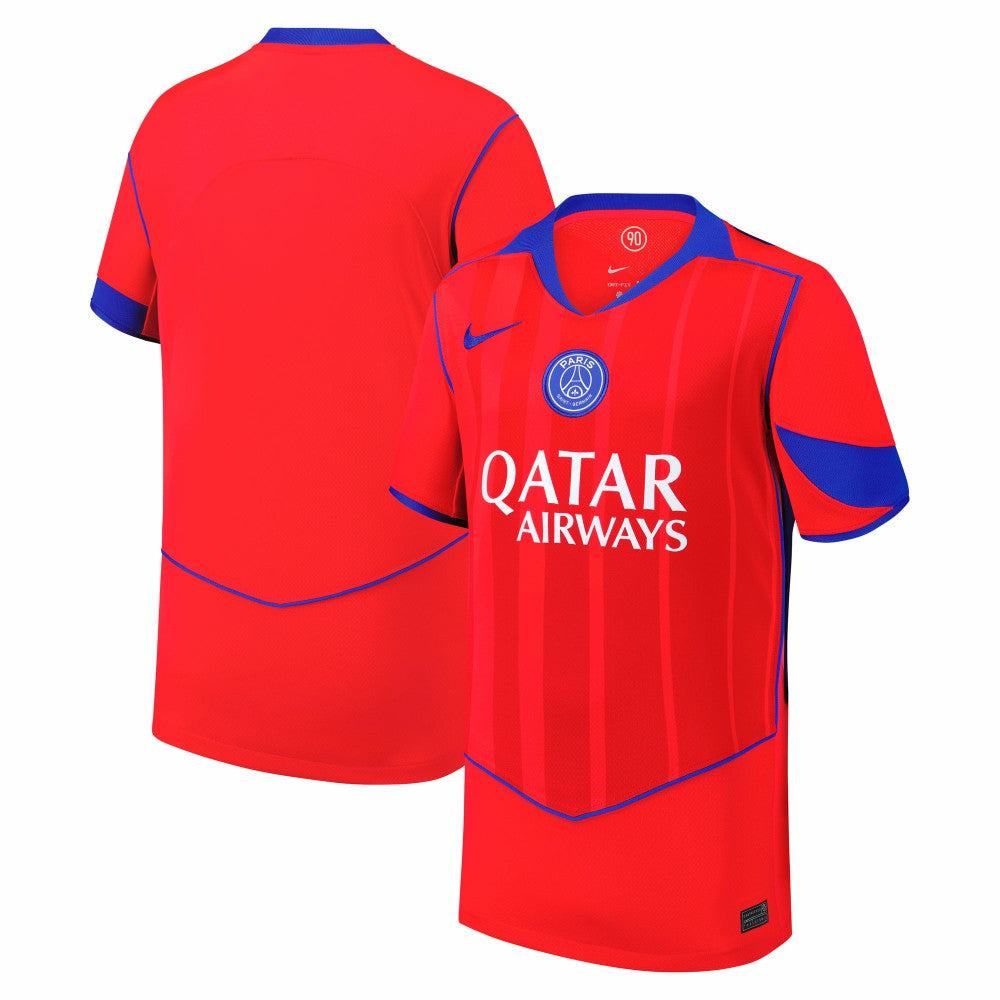 Paris Saint-Germain Youth 2025/26 Third Replica Jersey - Red on sale