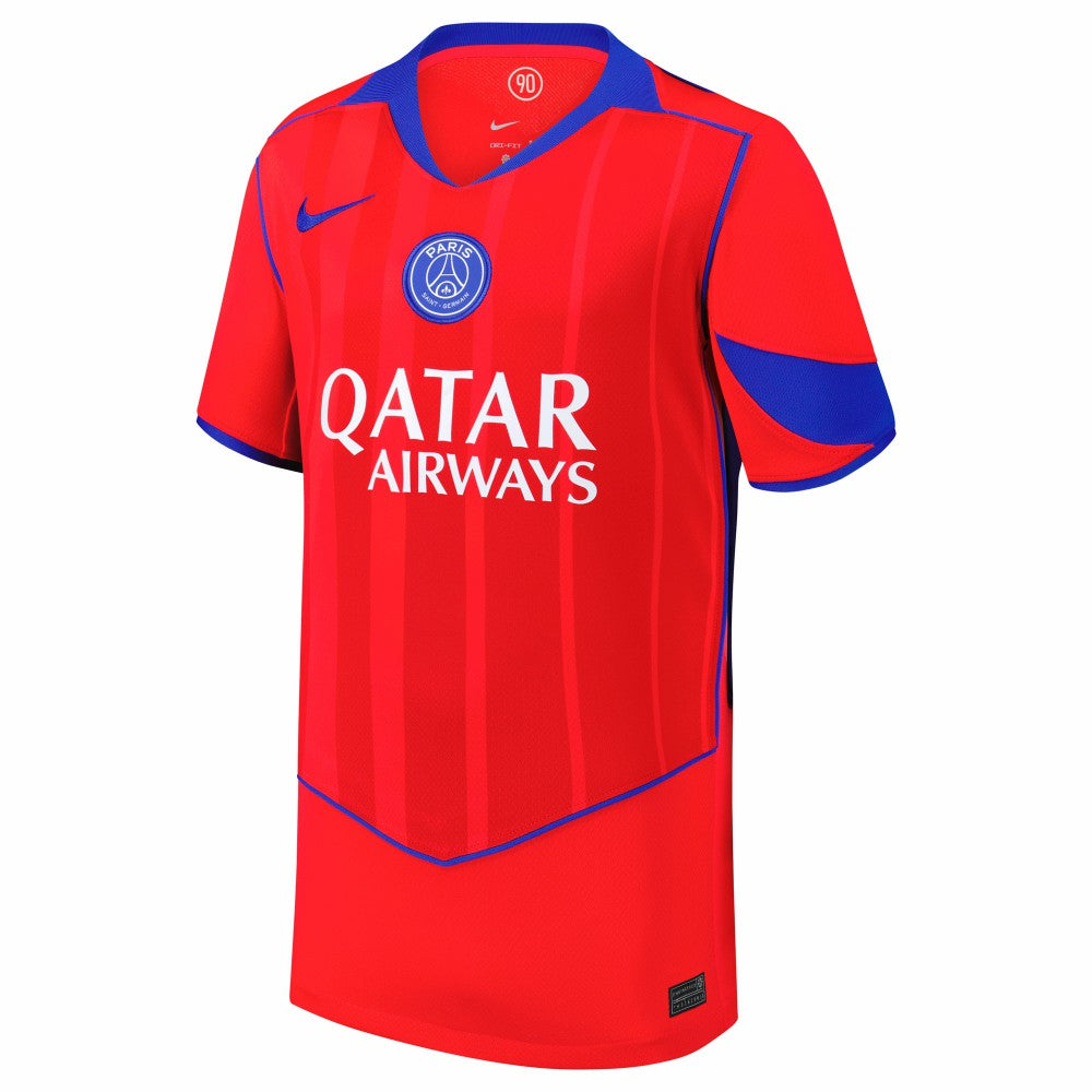 Paris Saint-Germain Youth 2025/26 Third Replica Jersey - Red on sale