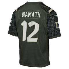 Joe Namath New York Jets Youth 2025 Rivalries Collection Retired Player Game Jersey - Gotham Green online