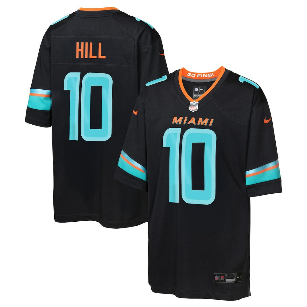 Tyreek Hill Miami Dolphins Youth 2025 Rivalries Collection Game Jersey - Pitch Blue discount