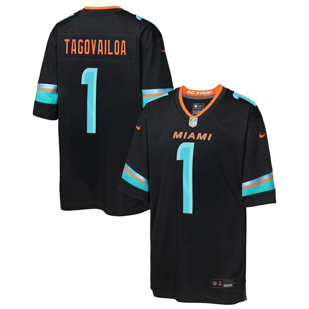 Tua Tagovailoa Miami Dolphins Youth 2025 Rivalries Collection Game Jersey - Pitch Blue online
