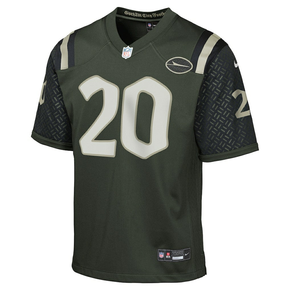 Breece Hall New York Jets Youth 2025 Rivalries Collection Game Jersey - Gotham Green online