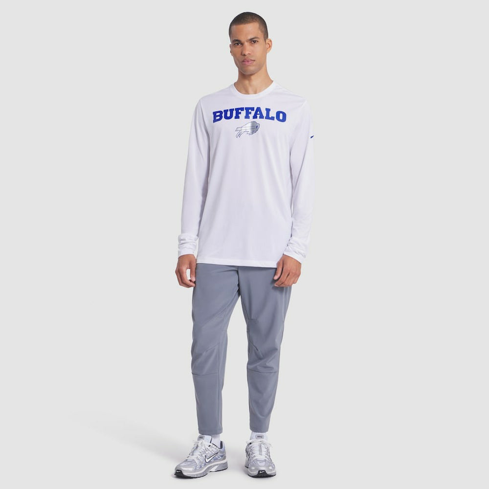 Buffalo Bills 2025 Rivalries Collection Sideline Legend Dri-FIT Long Sleeve T-Shirt - White discount
