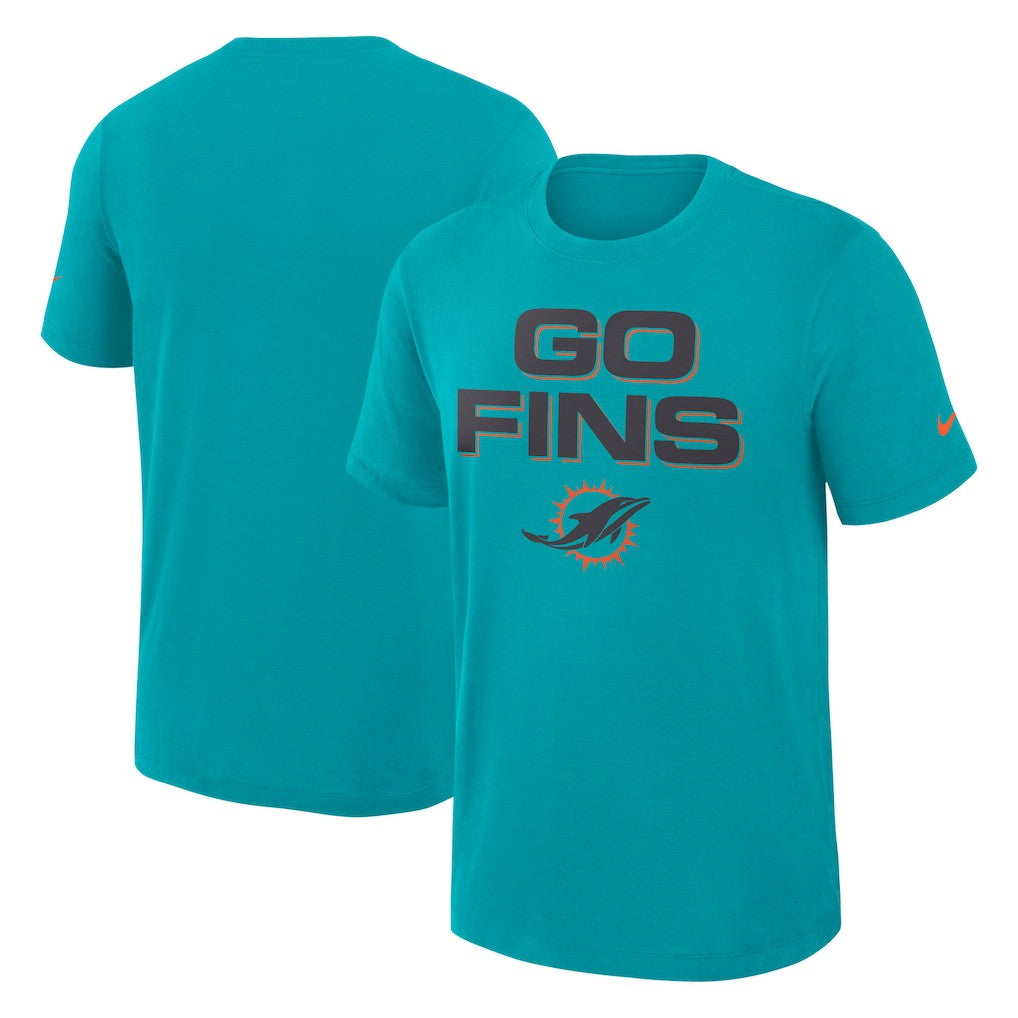 Miami Dolphins 2025 Rivalries Collection Slub Dri-FIT T-Shirt - Turbo Green cheap