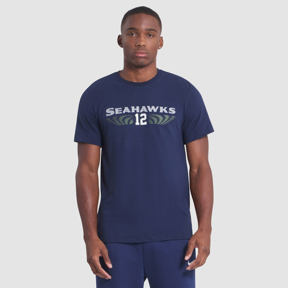 Seattle Seahawks 2025 Rivalries Collection Slub Dri-FIT T-Shirt - College Navy on sale