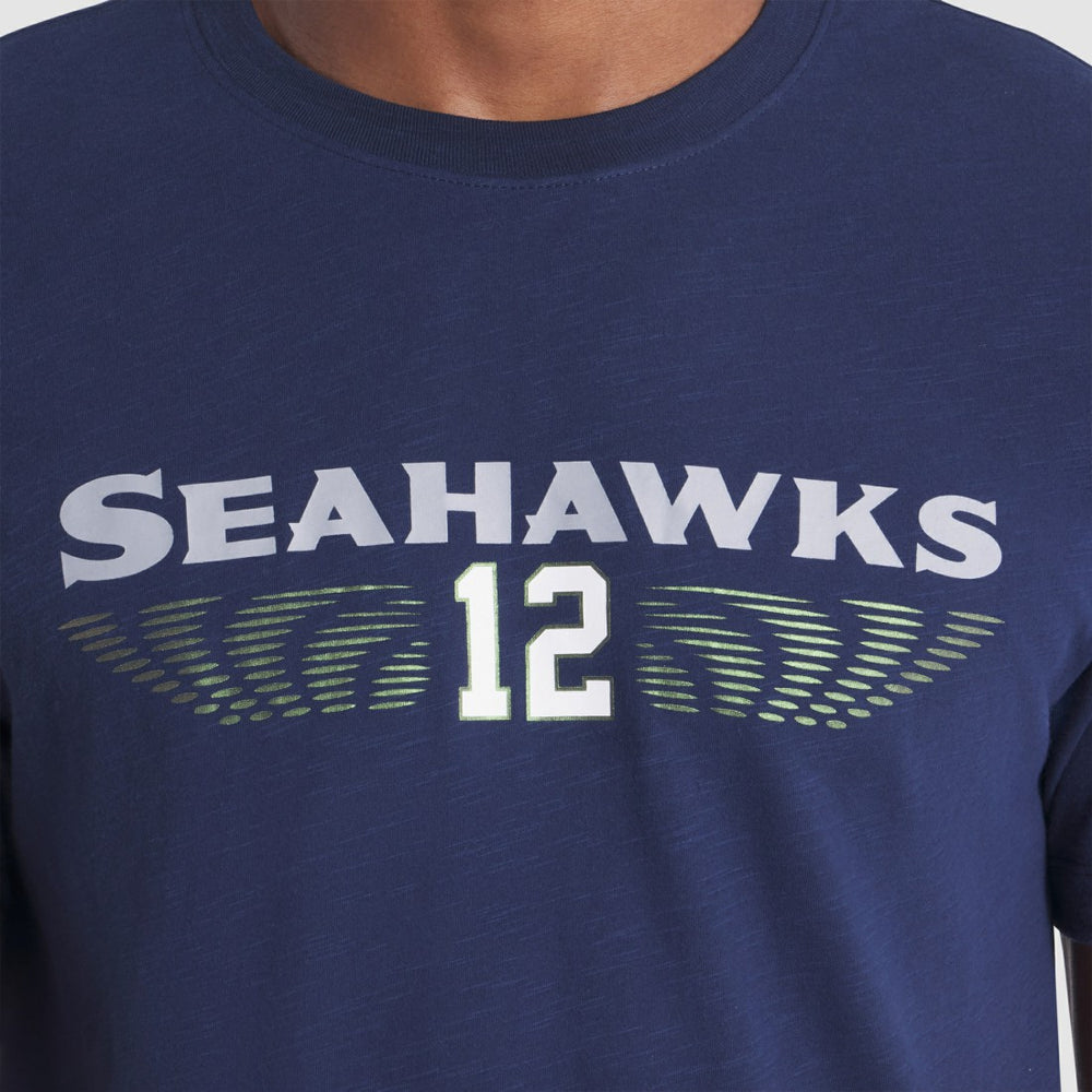 Seattle Seahawks 2025 Rivalries Collection Slub Dri-FIT T-Shirt - College Navy on sale