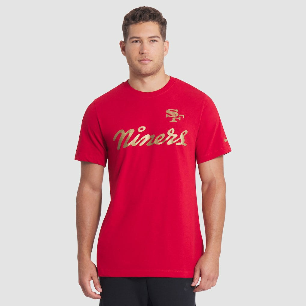 San Francisco 49ers 2025 Rivalries Collection Slub Dri-FIT T-Shirt - Scarlet sale