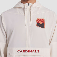 Arizona Cardinals 2025 Rivalries Collection Sideline Anorak Half-Zip Hoodie Jacket - Natural for sale