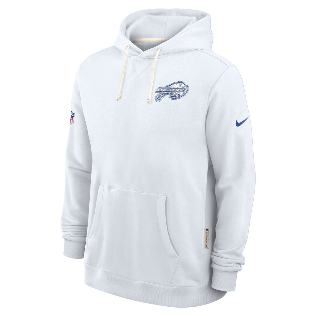 Buffalo Bills 2025 Rivalries Collection Standard Issue Sideline Dri-FIT Hoodie - White on sale