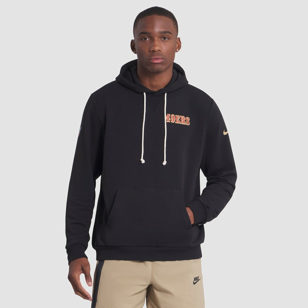 San Francisco 49ers 2025 Rivalries Collection Standard Issue Sideline Dri-FIT Hoodie - Black cheap