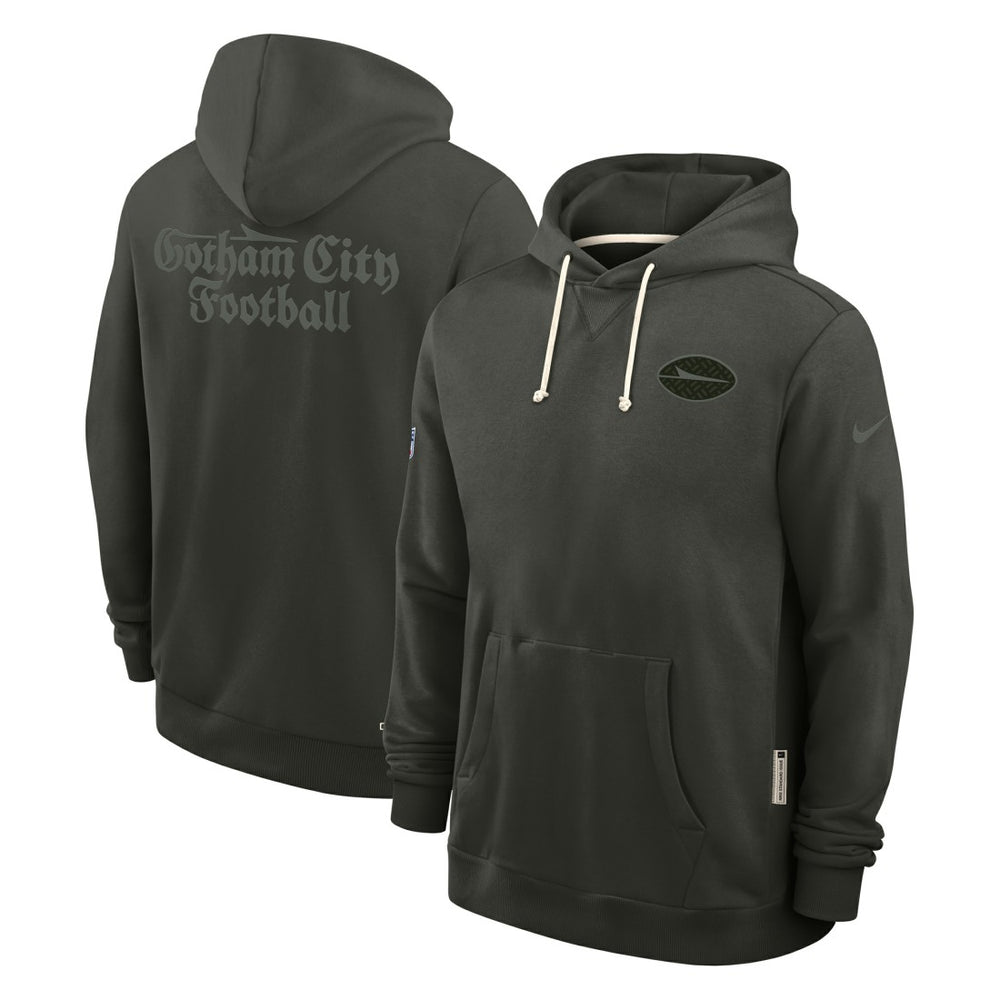 New York Jets 2025 Rivalries Collection Standard Issue Sideline Dri-FIT Hoodie - Gotham Green cheap