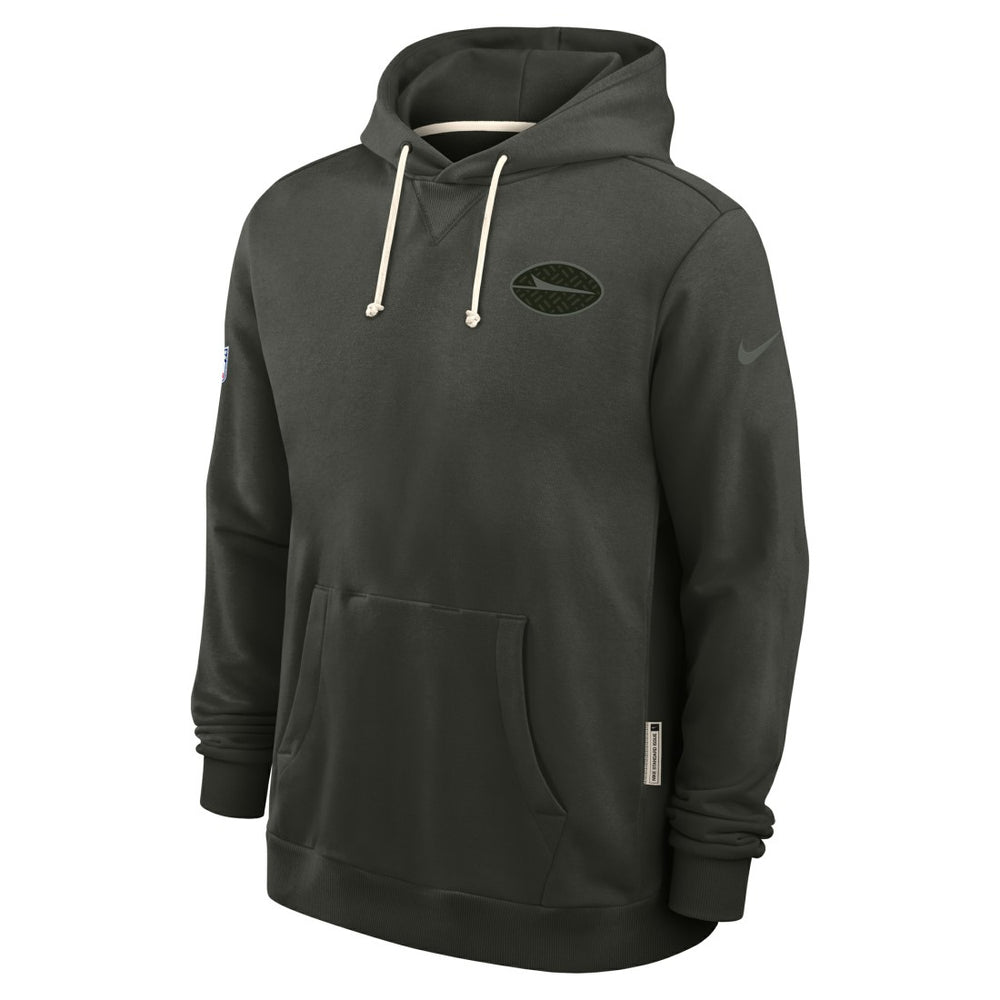 New York Jets 2025 Rivalries Collection Standard Issue Sideline Dri-FIT Hoodie - Gotham Green cheap