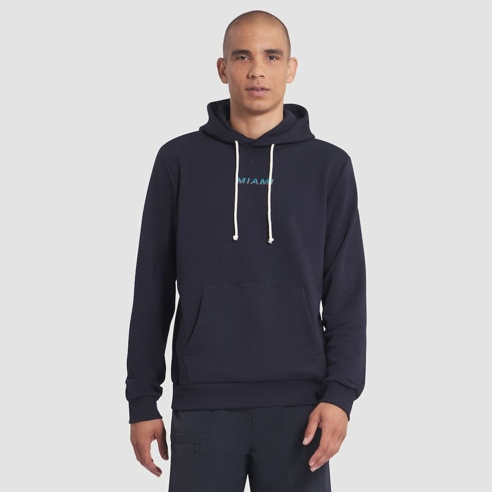 Miami Dolphins 2025 Rivalries Collection Standard Issue Sideline Dri-FIT Hoodie - Pitch Blue for sale