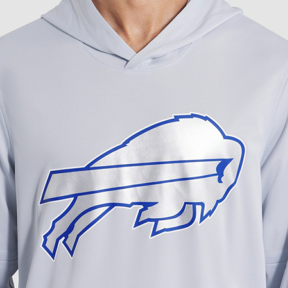 Buffalo Bills 2025 Rivalries Collection Sideline Dri-FIT Long Sleeve Hoodie T-Shirt - Silver outlet