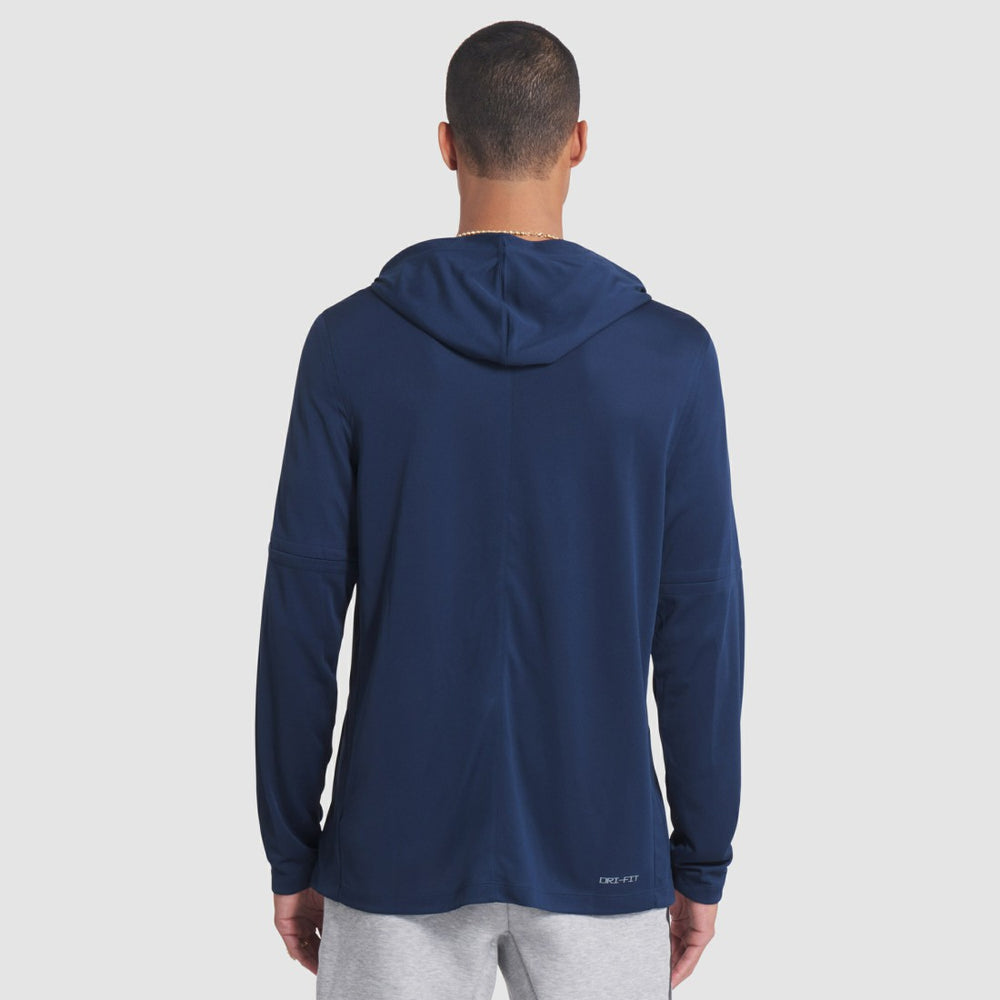 Seattle Seahawks 2025 Rivalries Collection Sideline Dri-FIT Long Sleeve Hoodie T-Shirt - College Navy on sale