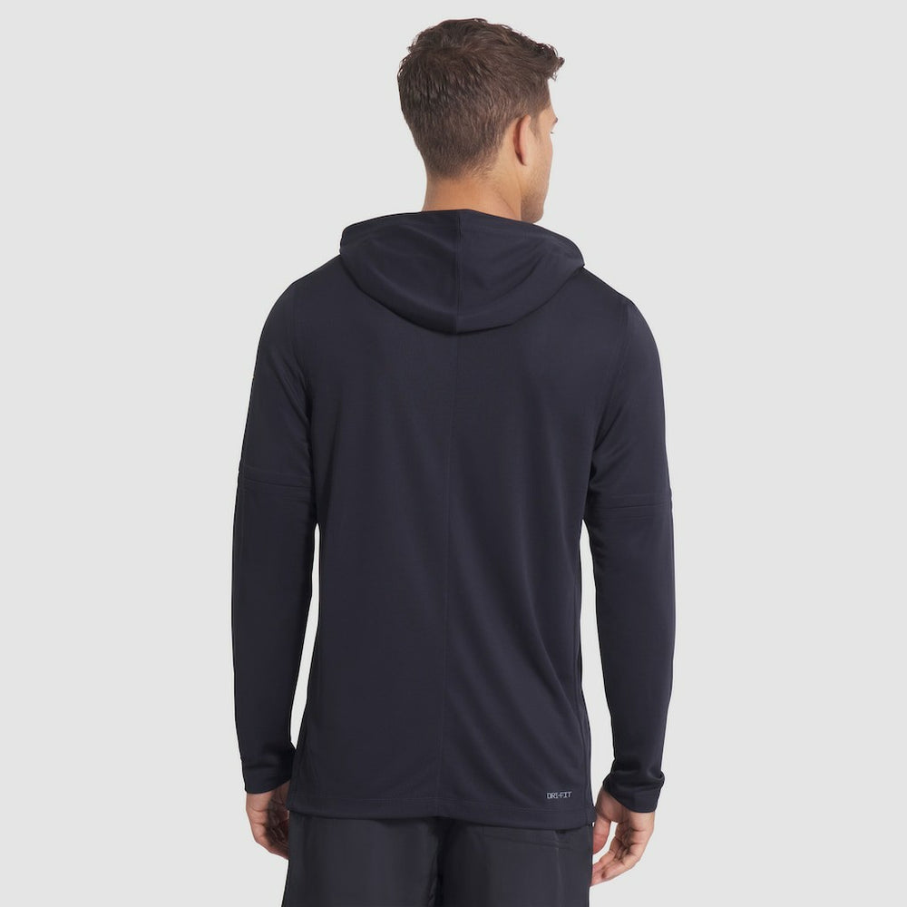 Los Angeles Rams 2025 Rivalries Collection Sideline Dri-FIT Long Sleeve Hoodie T-Shirt - Midnight Blue for sale