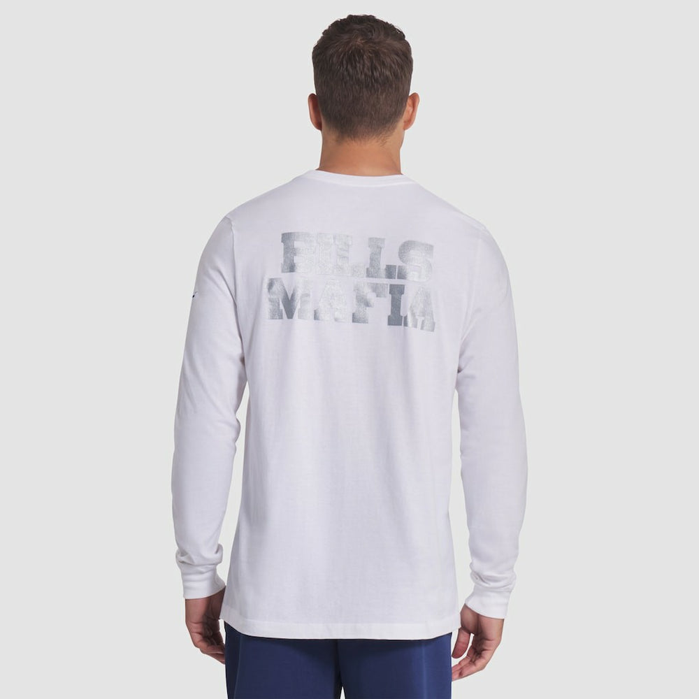 Buffalo Bills 2025 Rivalries Collection Essential Long Sleeve T-Shirt - White on sale