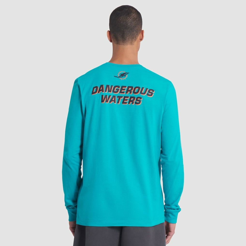 Miami Dolphins 2025 Rivalries Collection Essential Long Sleeve T-Shirt - Turbo Green online