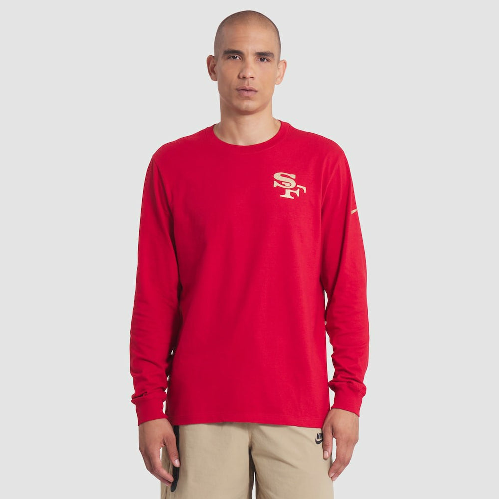 San Francisco 49ers 2025 Rivalries Collection Essential Long Sleeve T-Shirt - Scarlet on sale