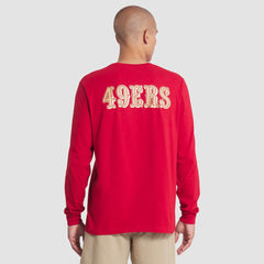 San Francisco 49ers 2025 Rivalries Collection Essential Long Sleeve T-Shirt - Scarlet on sale