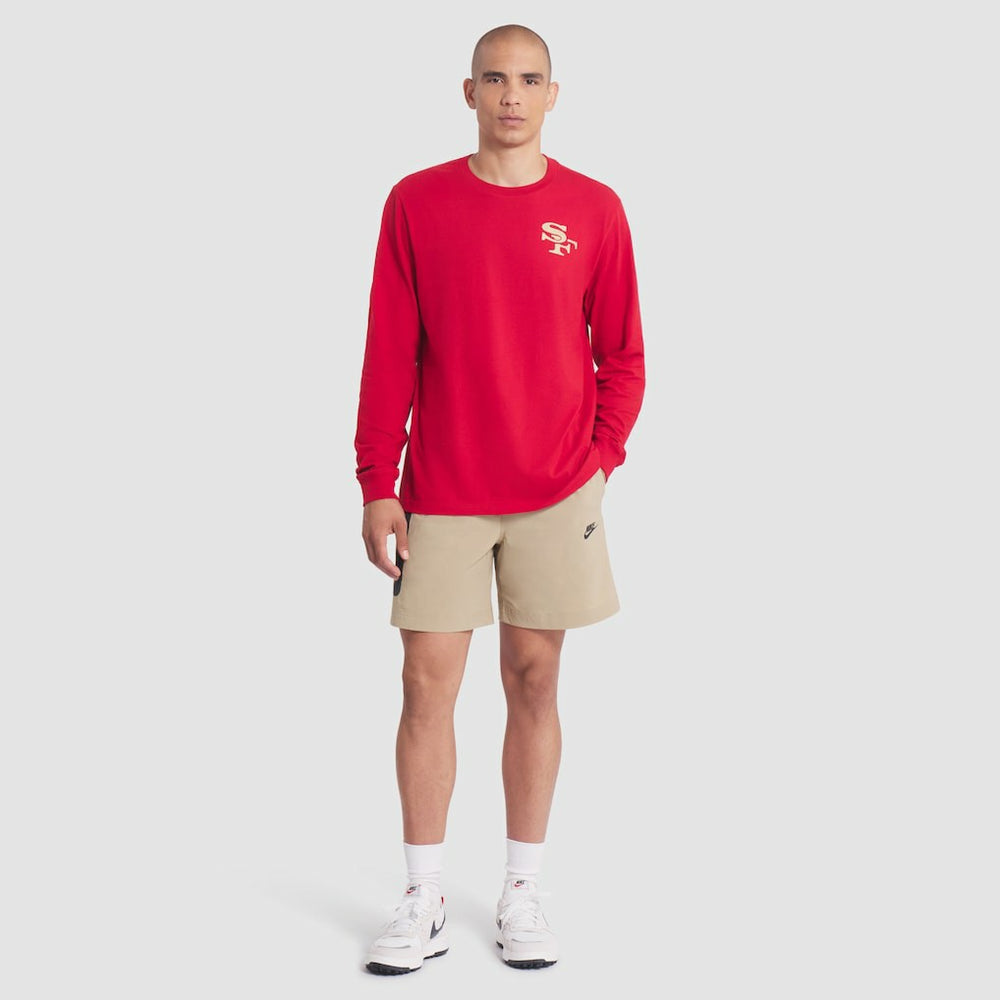 San Francisco 49ers 2025 Rivalries Collection Essential Long Sleeve T-Shirt - Scarlet on sale