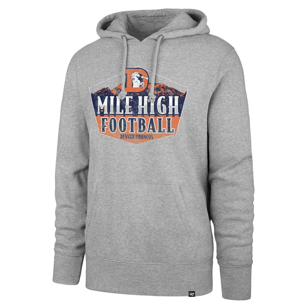 Denver Broncos '47 Headline Pullover Hoodie - Gray online