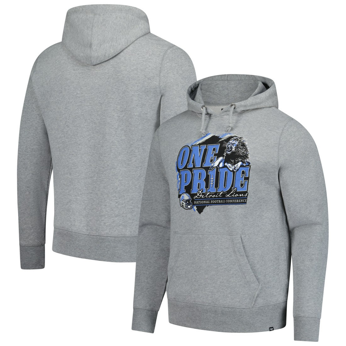 Detroit Lions '47 Regional Headline Pullover Hoodie - Gray sale