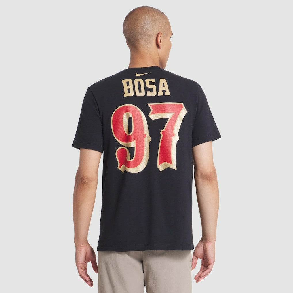 Nick Bosa San Francisco 49ers 2025 Rivalries Collection Player Name & Number T-Shirt - Black outlet