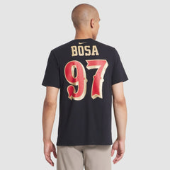 Nick Bosa San Francisco 49ers 2025 Rivalries Collection Player Name & Number T-Shirt - Black outlet