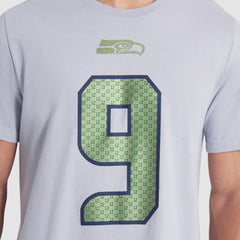 Kenneth Walker III Seattle Seahawks 2025 Rivalries Collection Player Name & Number T-Shirt - Wolf Gray for sale