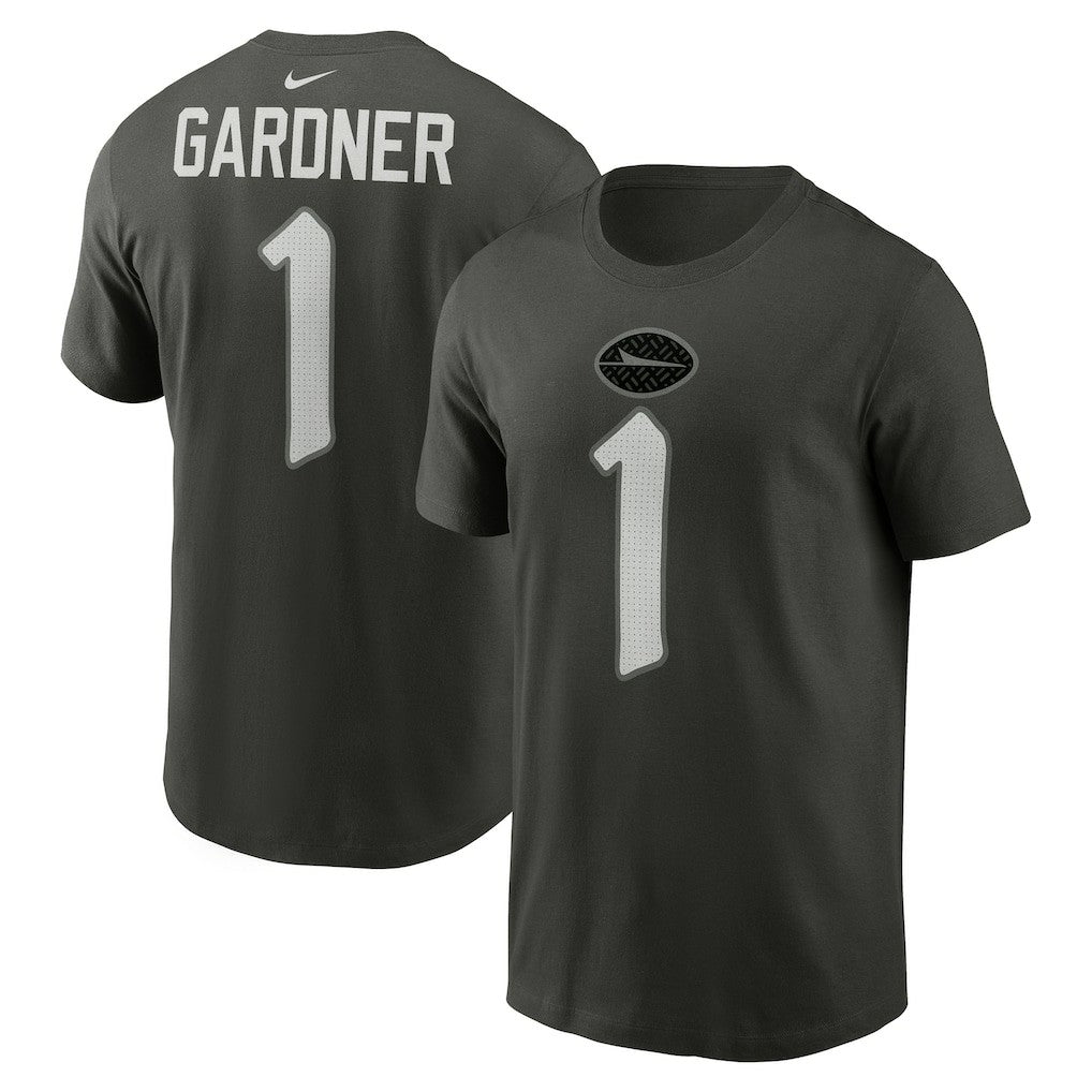 Ahmad Sauce Gardner New York Jets 2025 Rivalries Collection Player Name & Number T-Shirt - Gotham Green sale