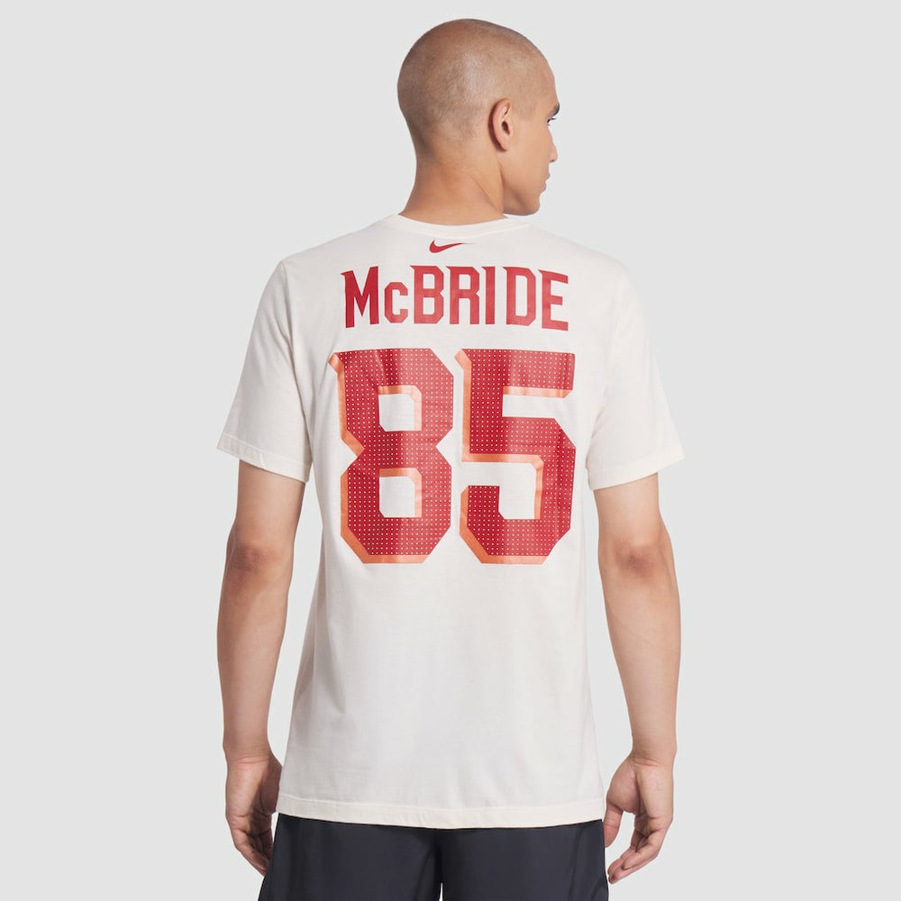 Trey McBride Arizona Cardinals 2025 Rivalries Collection Player Name & Number T-Shirt - Natural for sale