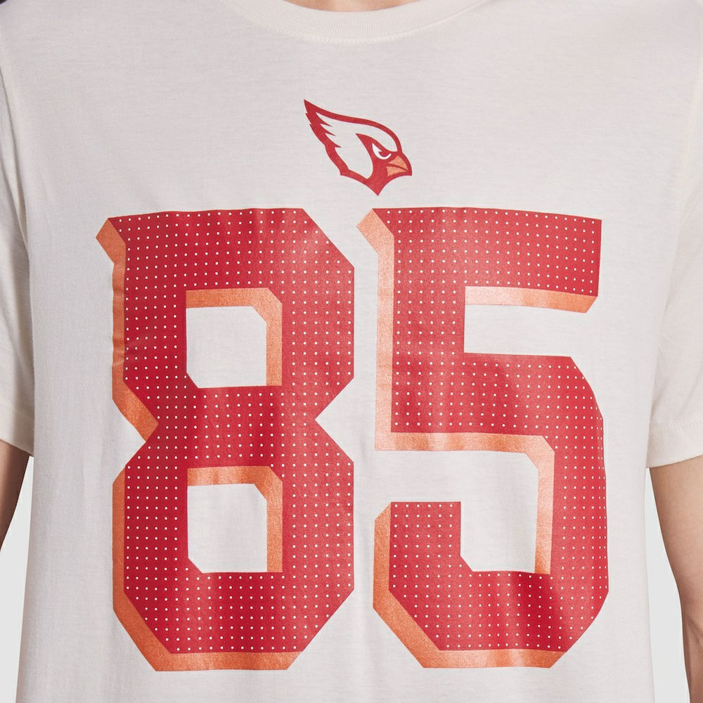 Trey McBride Arizona Cardinals 2025 Rivalries Collection Player Name & Number T-Shirt - Natural for sale