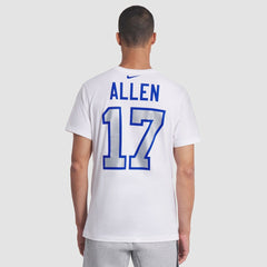 Josh Allen Buffalo Bills 2025 Rivalries Collection Player Name & Number T-Shirt - White on sale
