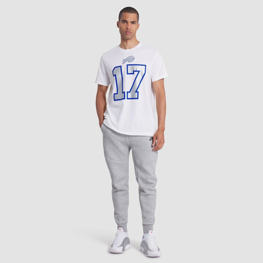 Josh Allen Buffalo Bills 2025 Rivalries Collection Player Name & Number T-Shirt - White on sale